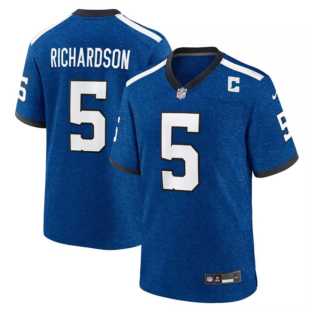Men's Nike Anthony Richardson Royal Indianapolis Colts Indiana Nights Alternate Game Jersey,  Product Image