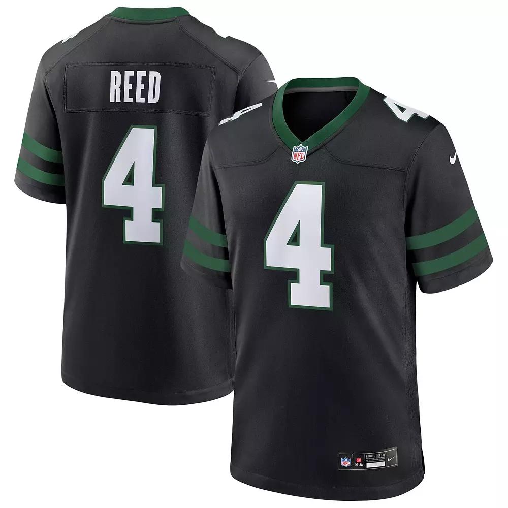 Men's Nike D.J. Reed Legacy Black New York Jets Alternate Game Jersey, Size: 3XL Product Image