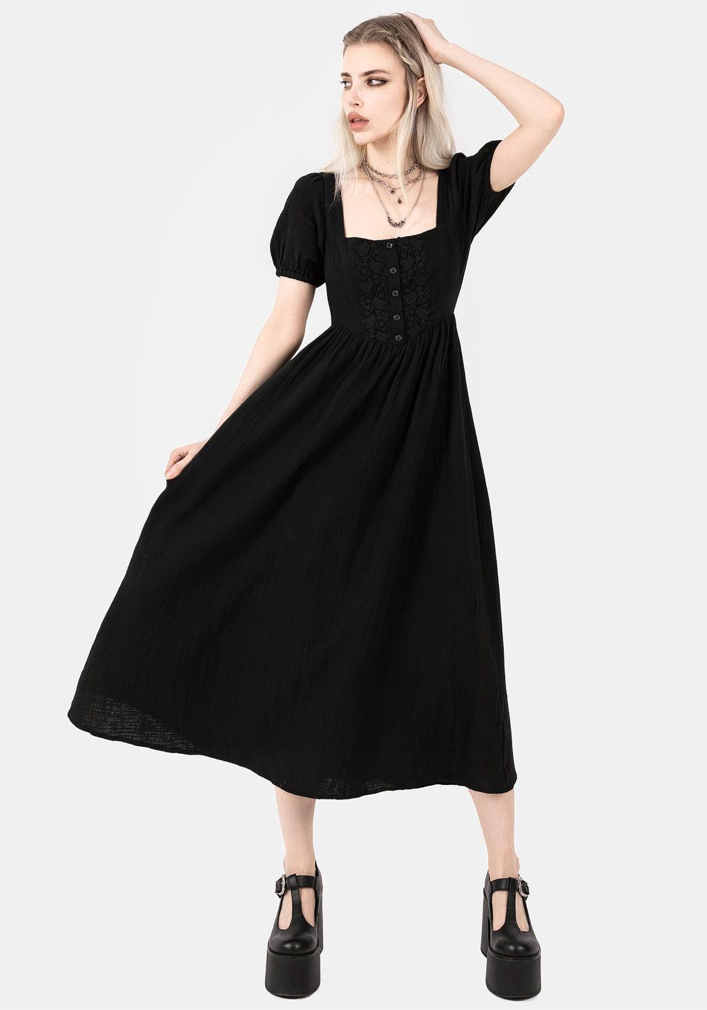 Alder Cotton Detail Midaxi Dress Product Image