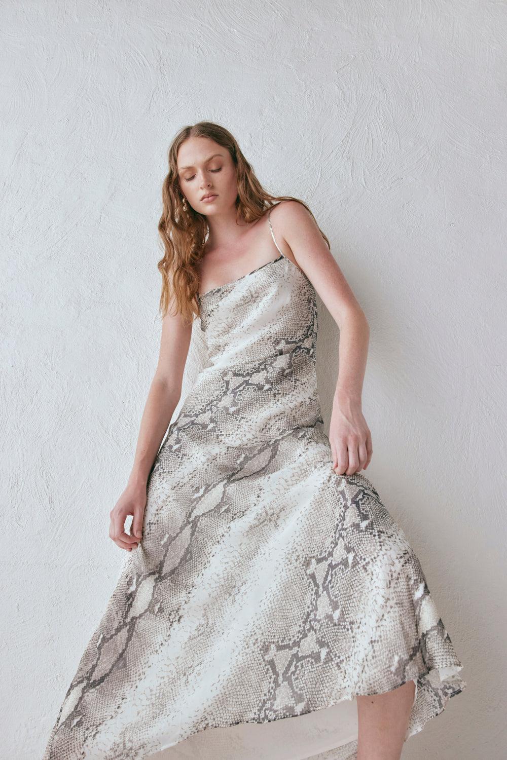 Ema Maxi Dress Snake Product Image
