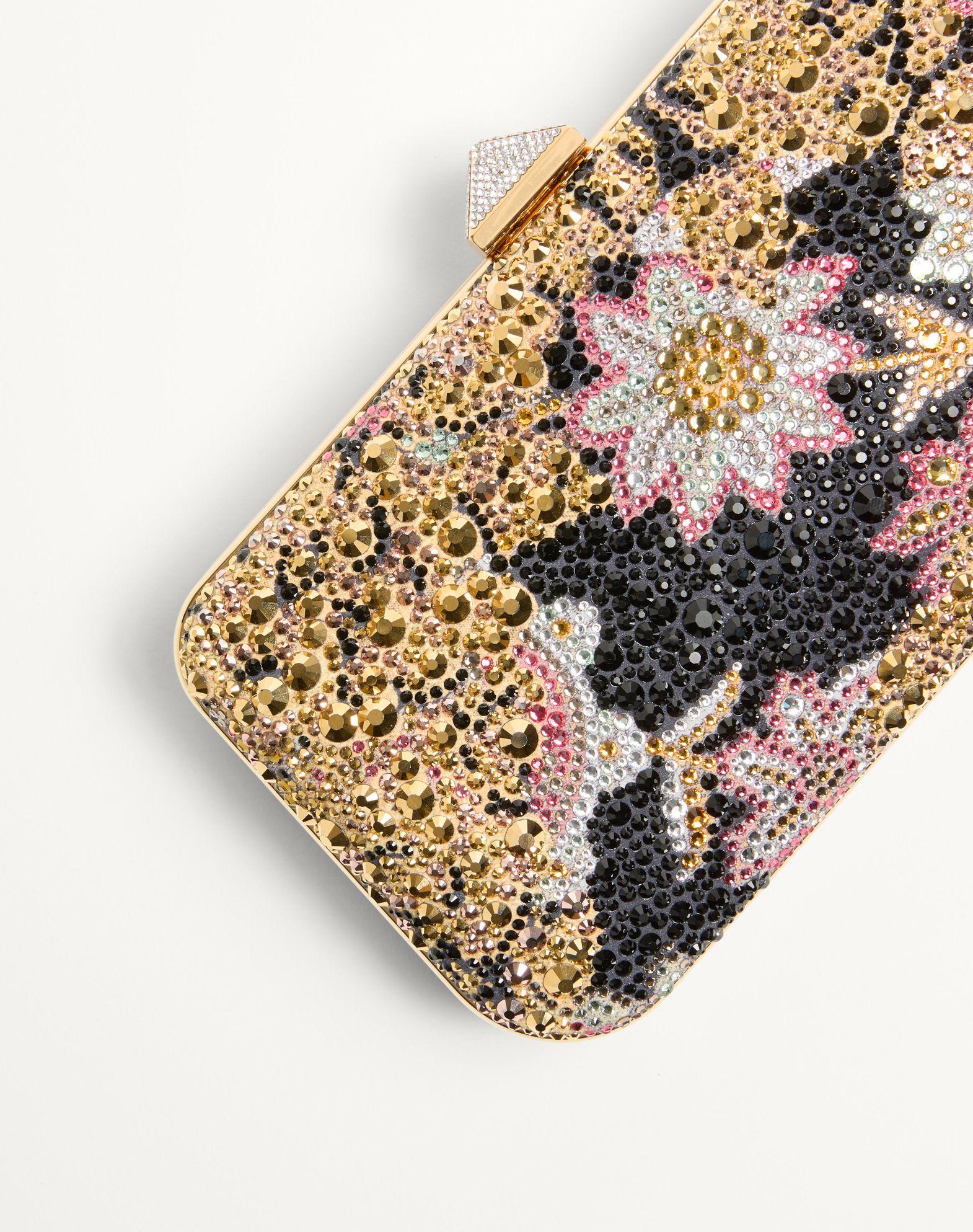 Carry Secrets Minaudiere With Rhinestones Apres L'Hiver Motif  Product Image