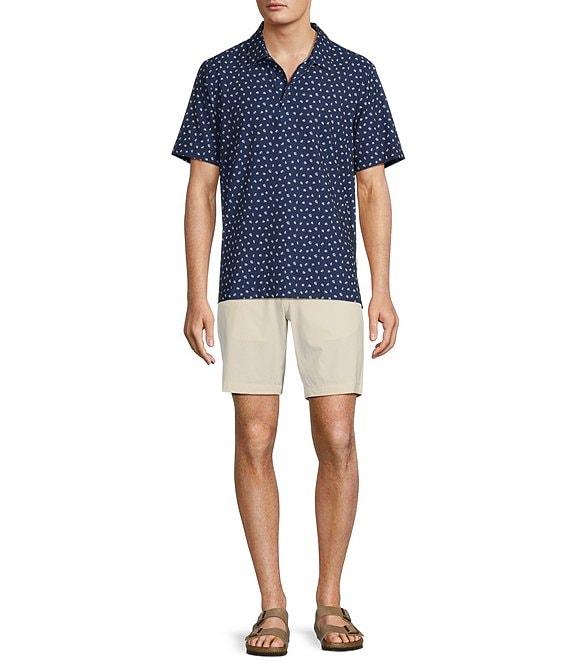 Tommy Bahama IslandZone Bahama Coast Deco Palms Short Sleeve Polo Shirt Product Image