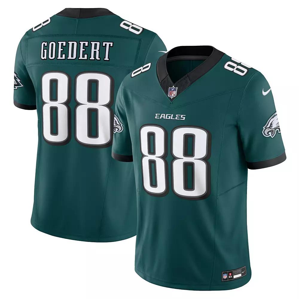 Men's Nike Dallas Goedert Midnight Green Philadelphia Eagles Vapor F.U.S.E. Limited Jersey,  Product Image