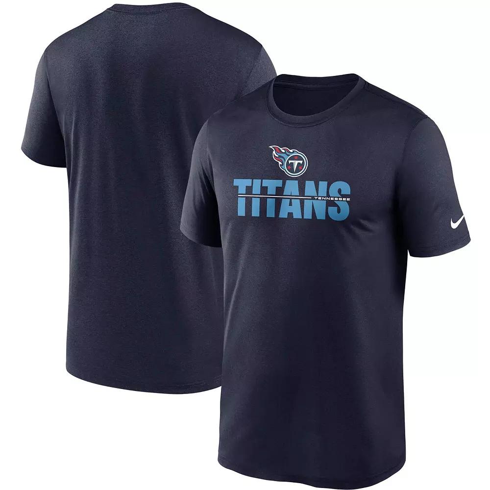 Men's Nike Navy Tennessee Titans Legend Microtype Performance T-Shirt,  Product Image