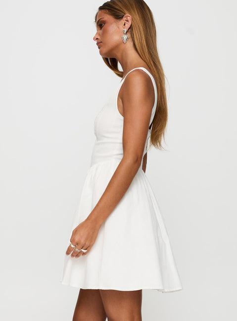 Martie Mini Dress White Product Image