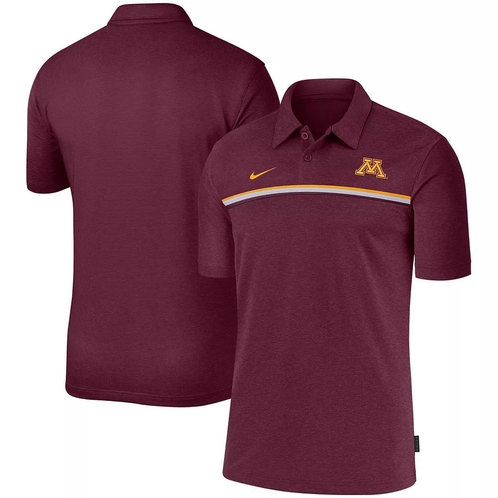 Men's Nike Maroon Minnesota Golden Gophers 2020 Early Season Coaches Performance Polo, Size: Small, Red Product Image
