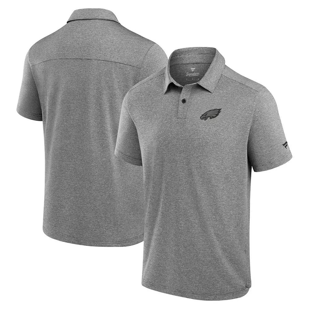 Men's Fanatics Gray Detroit Lions Front Office Tech Polo Shirt,  Product Image