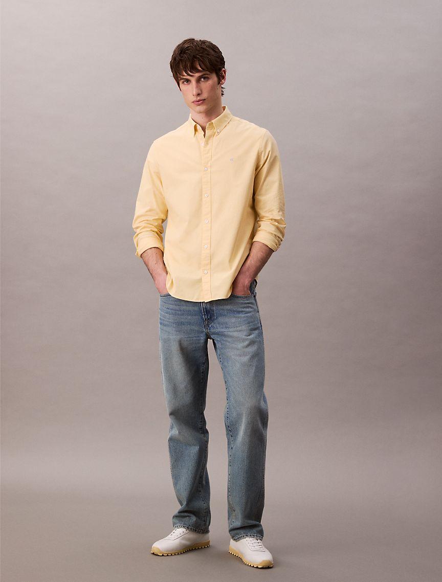 Solid Oxford Classic Button-Down Shirt Product Image