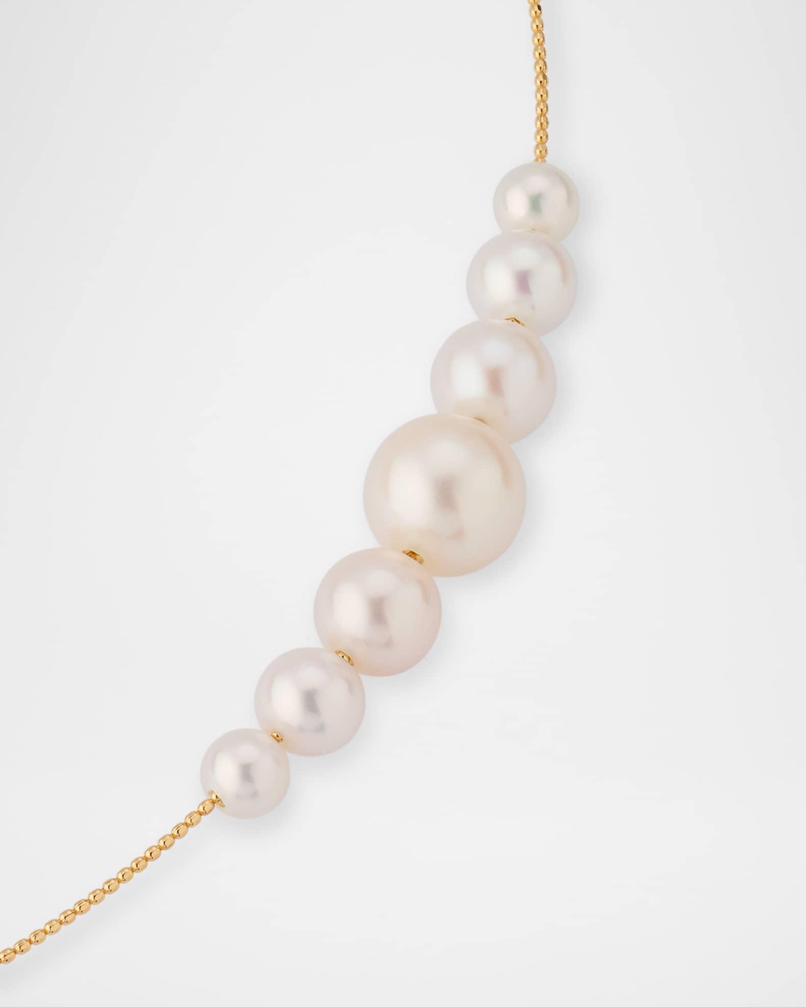 18K Pearl Choker Necklace Product Image
