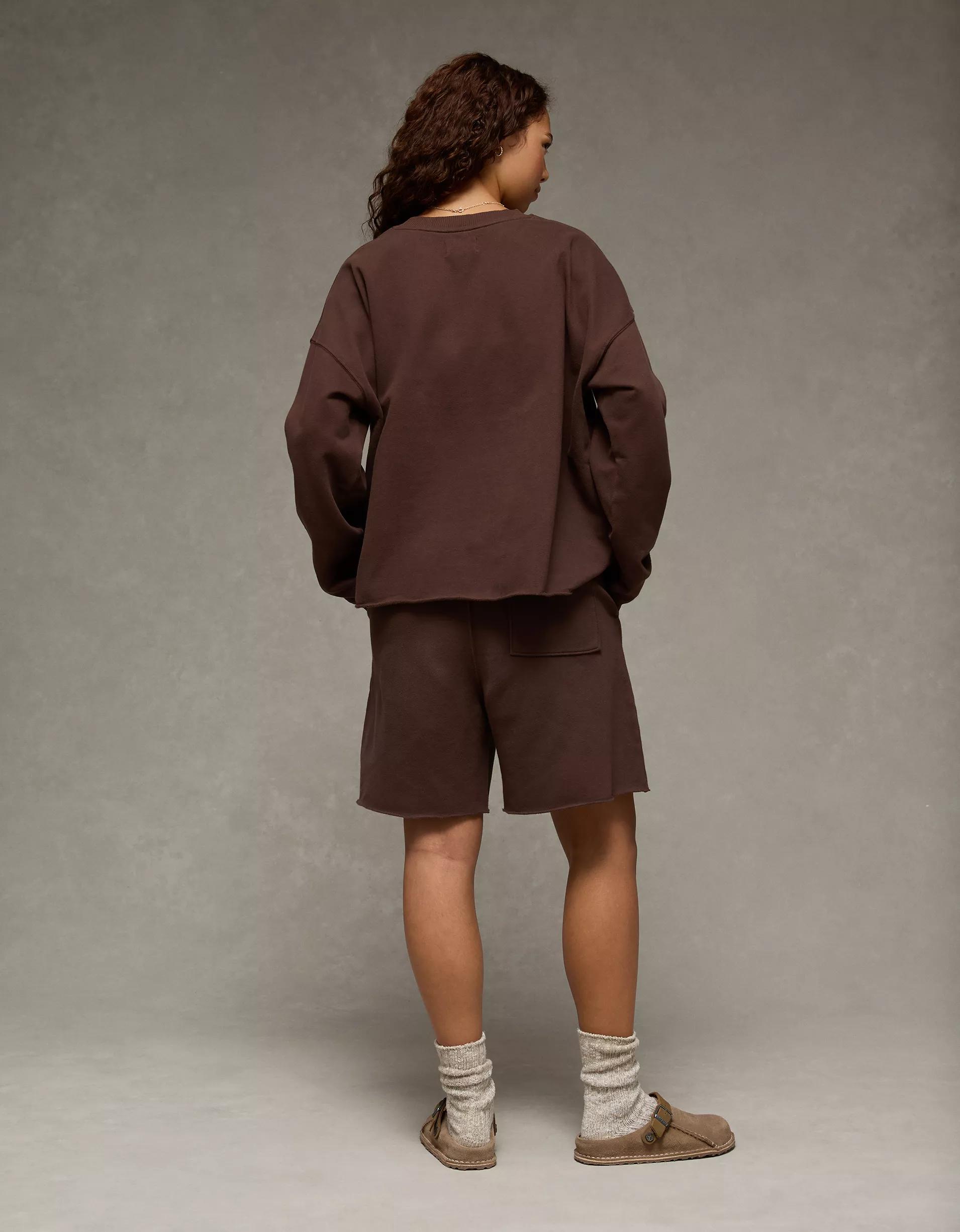AE Everyday Luxe High-Waisted Sweat Short Product Image