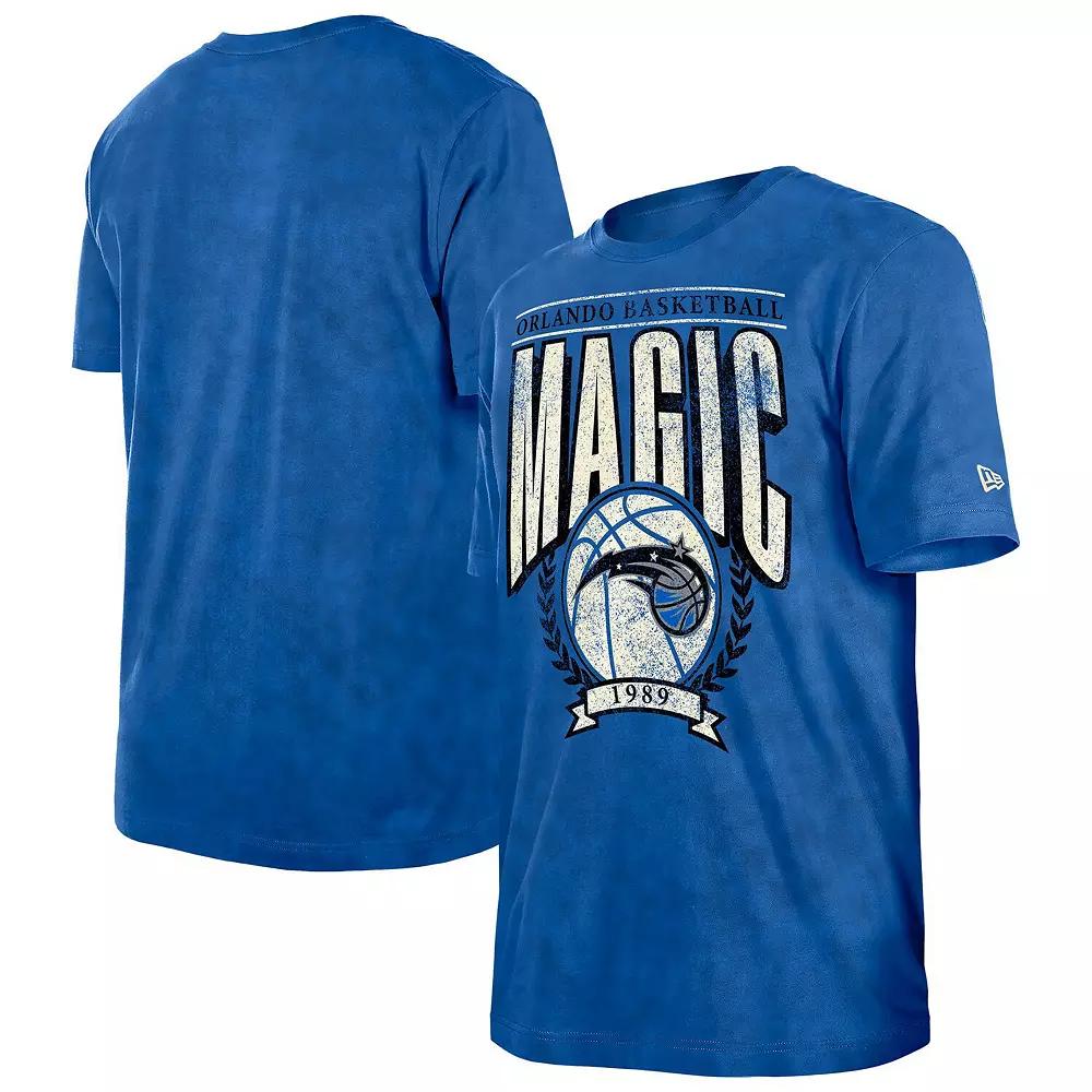 Men's New Era Blue Orlando Magic Hardwood Classics Over Product Image