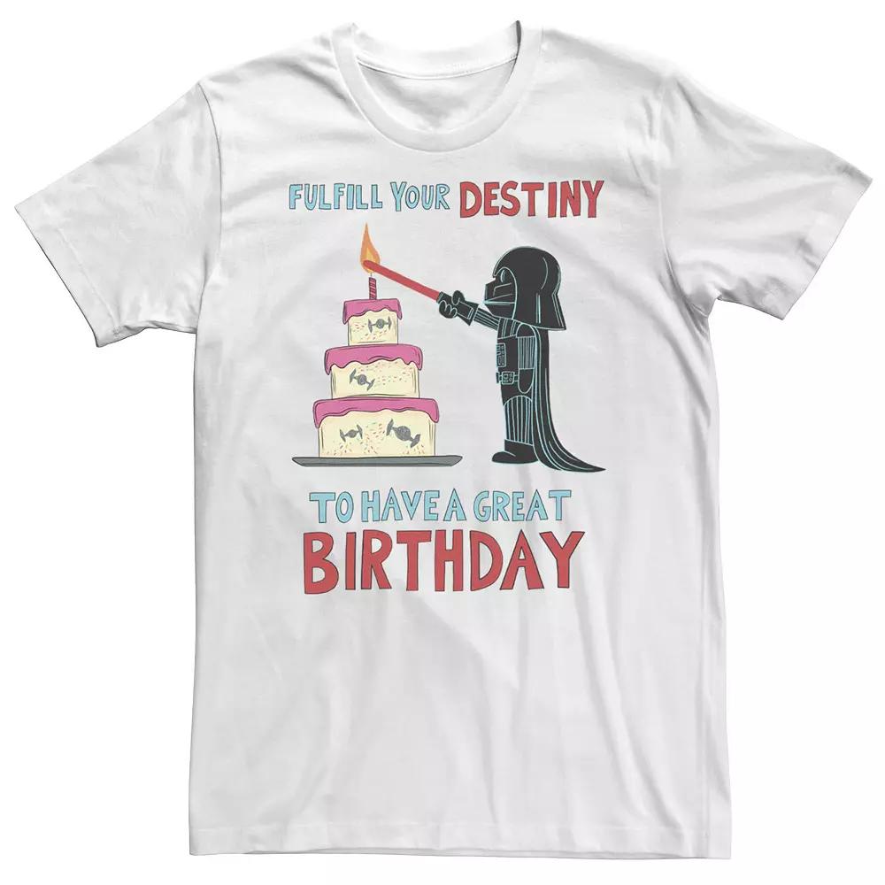 Big & Tall Star Wars Darth Vader Birthday Fulfillment Tee, Men's,  Product Image