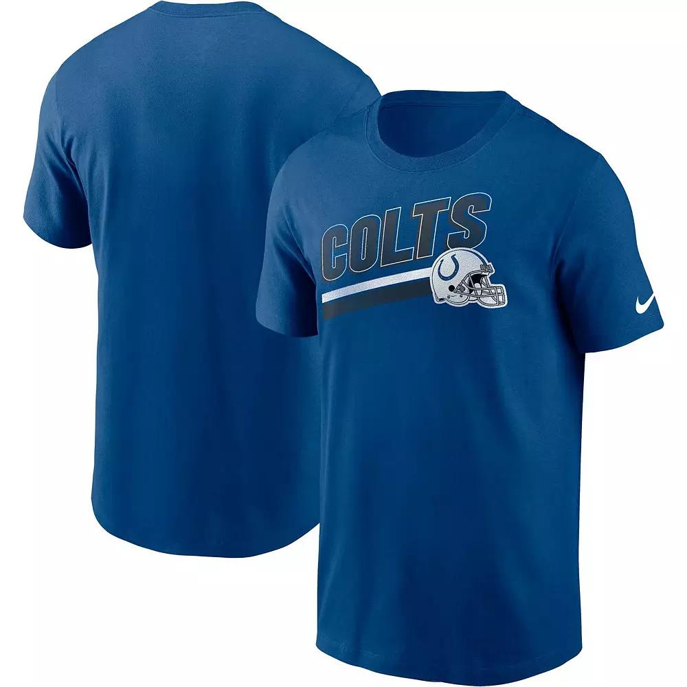 Men's Nike Royal Indianapolis Colts Essential Blitz Lockup T-Shirt,  Product Image