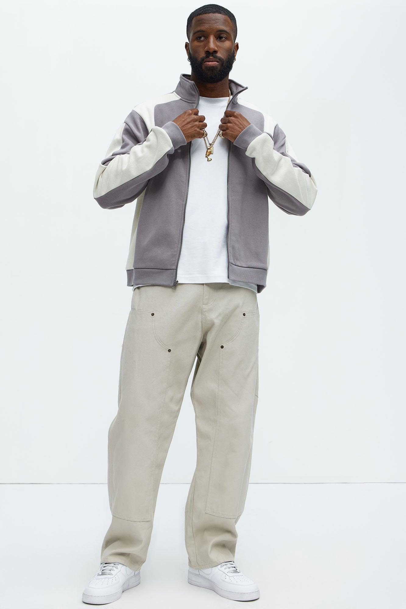 NYC Fleece Jacket - Grey Product Image