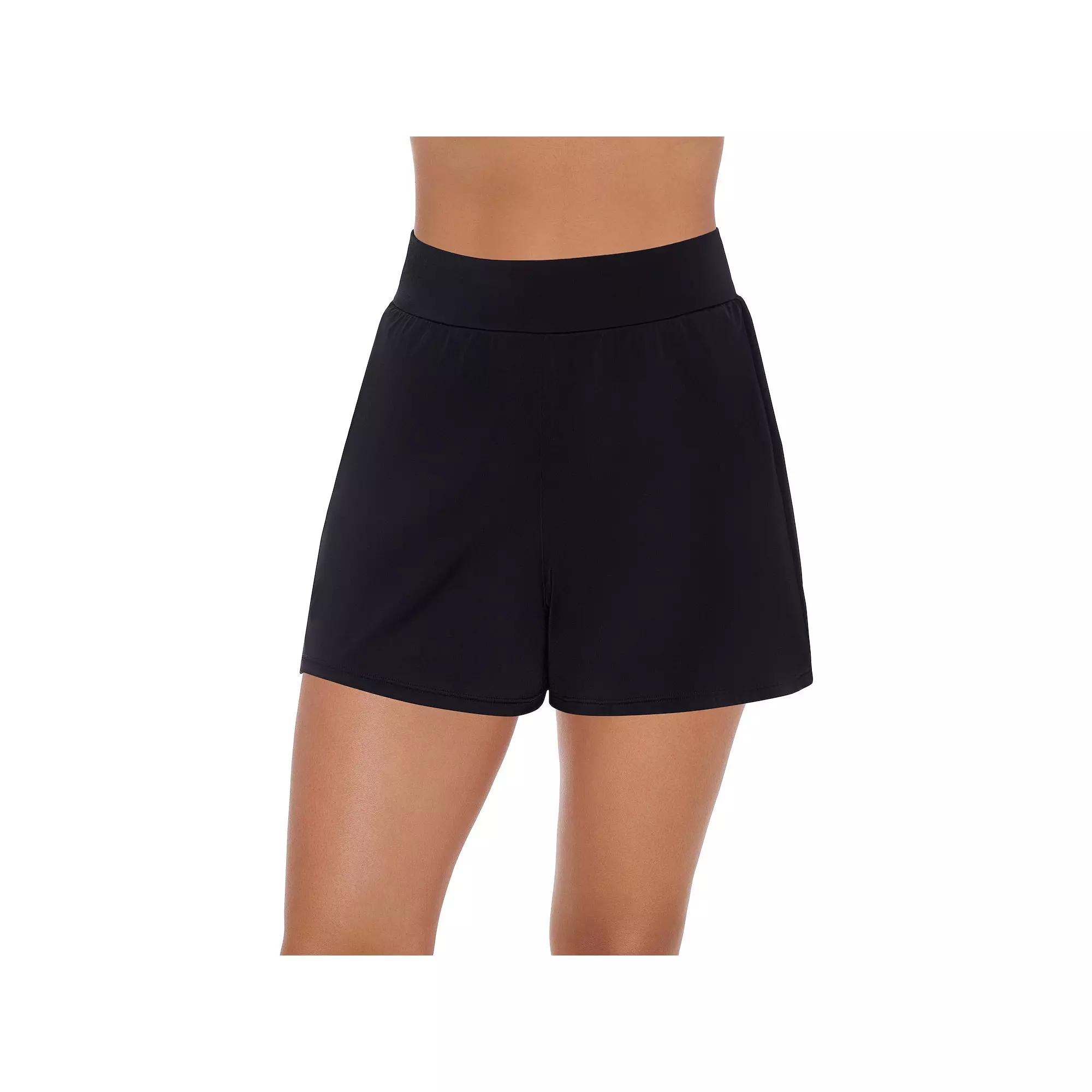 Women's Bal Harbour Tummy Control Swim Shorts, Size: Small, Blue Product Image