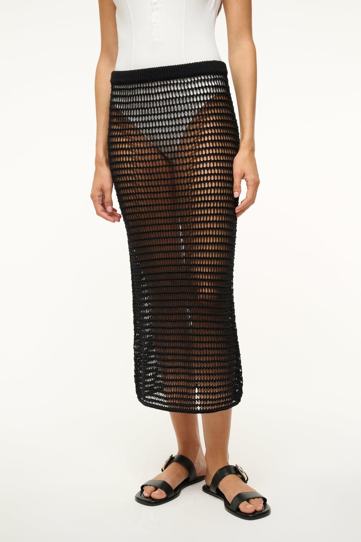 INES COVERUP SKIRT | BLACK Product Image