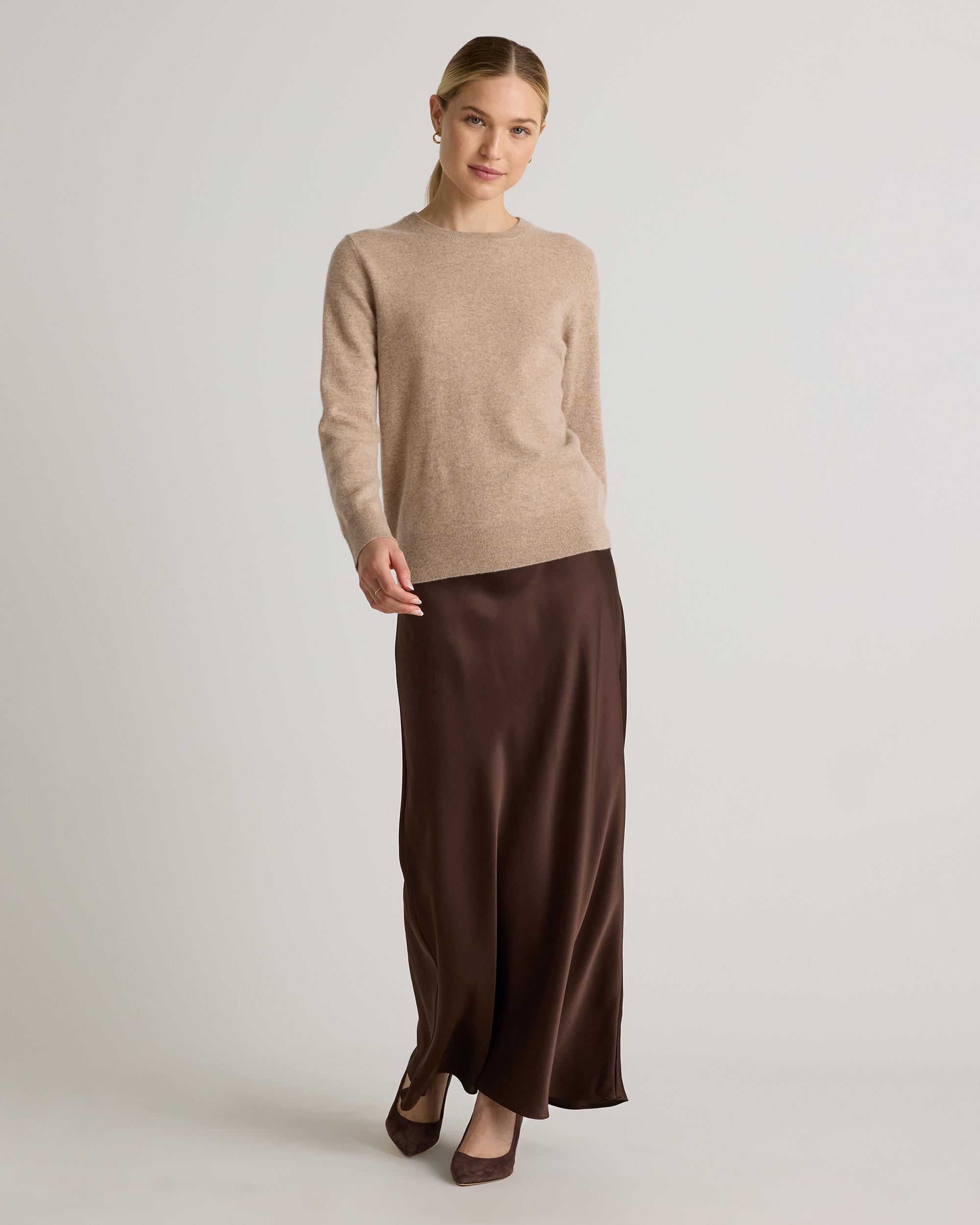 Quince | Women's Mongolian Cashmere Crewneck Sweater Product Image