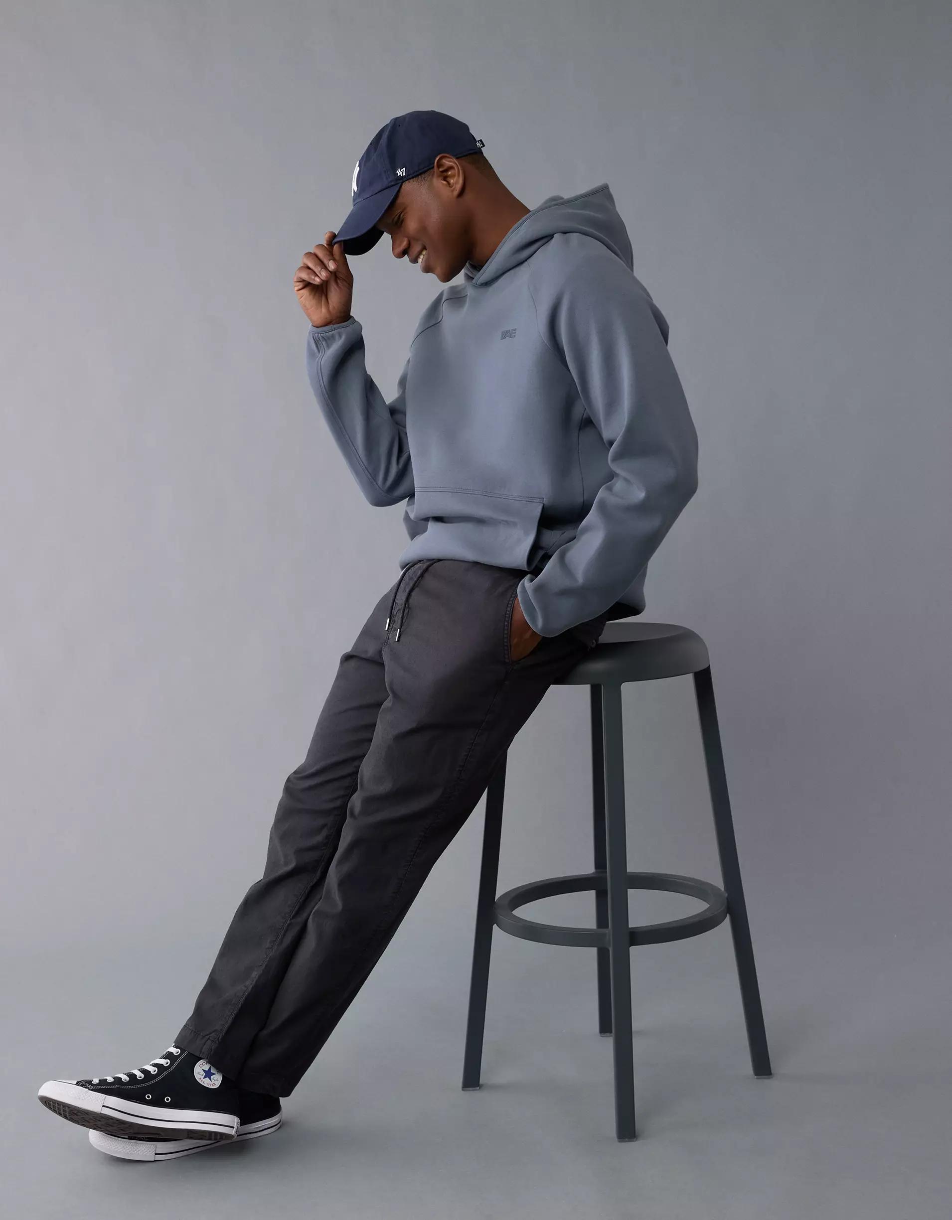 AE Flex Linen-Blend Athletic Fit Pull-On Pant Product Image