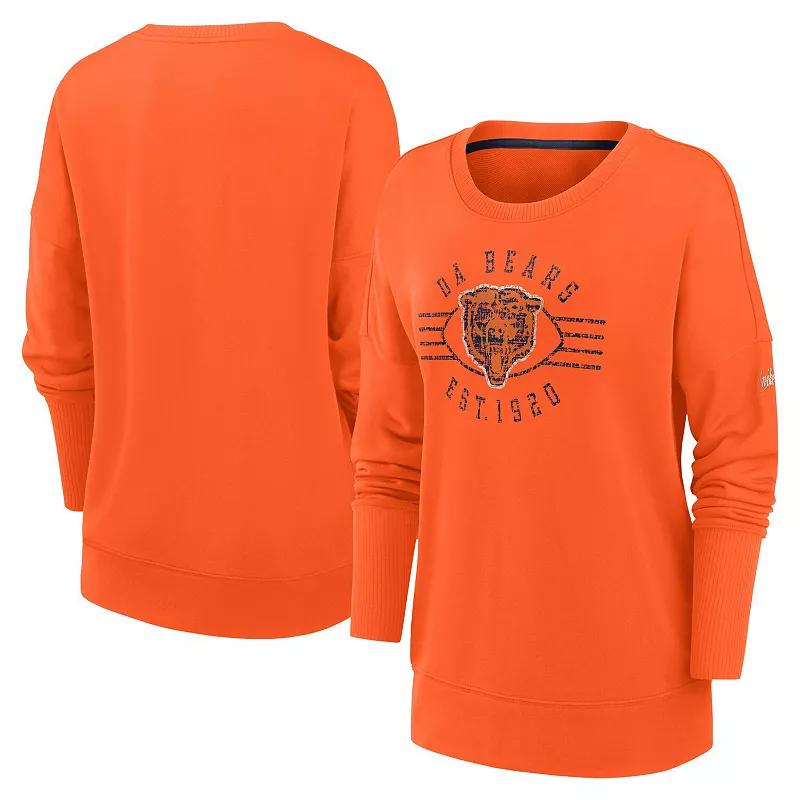 Women's Nike Orange Tampa Bay Buccaneers Rewind Playback Icon Performance Pullover Sweatshirt,  Product Image