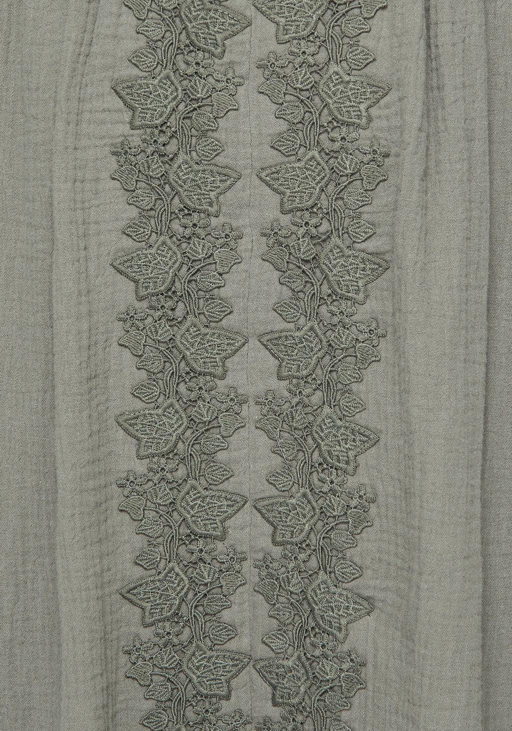 Alder Cotton Ivy Detail Midi Skirt Product Image