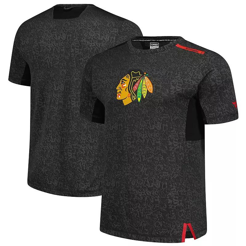 Mens Fanatics Chicago hawks Authentic Pro Performance T-Shirt Product Image