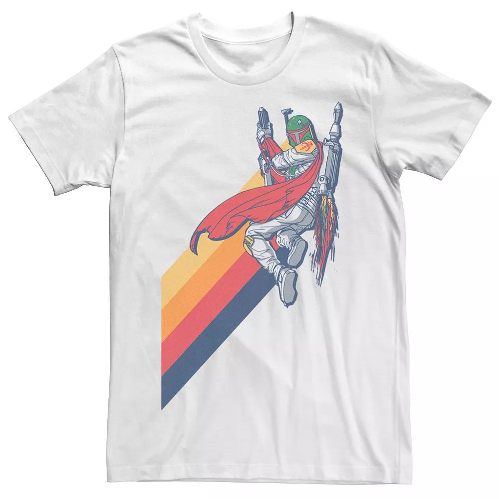 Men's Star Wars Boba Rainbow Fade Tee,  Product Image