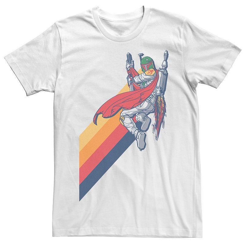Men's Star Wars Boba Rainbow Fade Tee,  Product Image