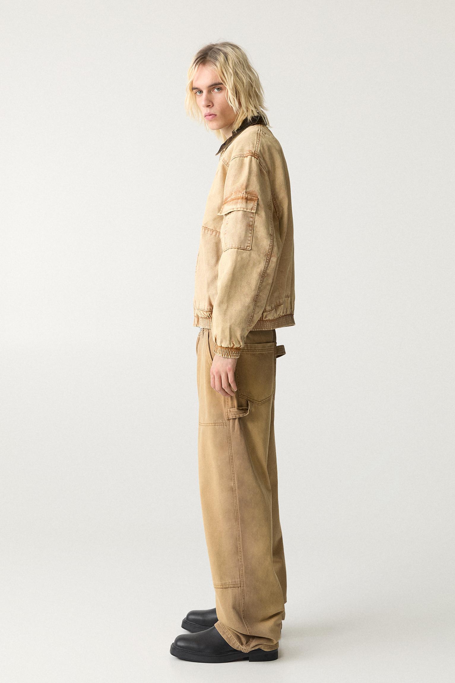 Brown carpenter pants Product Image