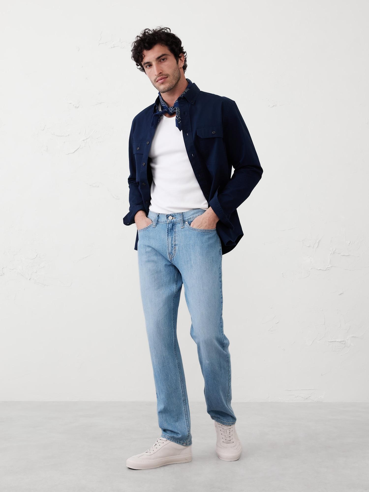 Straight Slim Summerweight Jean Product Image