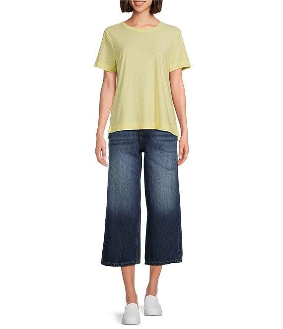 Westbound Quinn Crop Wide Leg Jeans Product Image