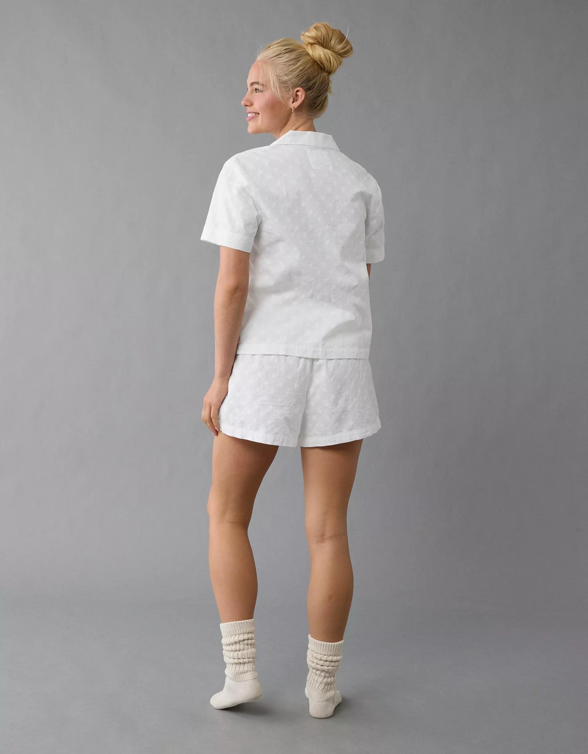 AE Eyelet Button-Up PJ Set Product Image