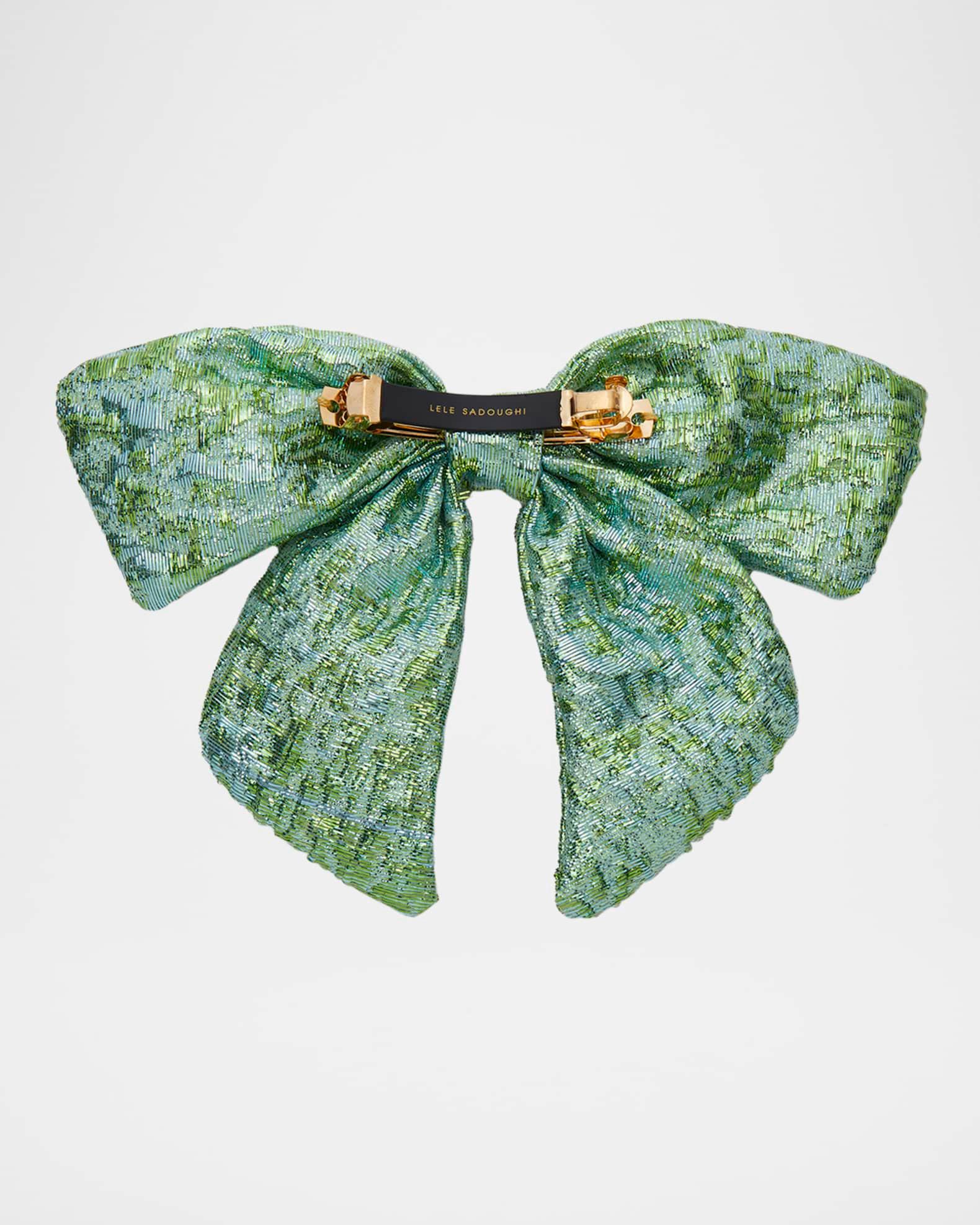 Libby Pearl Embellished Bow Barrette Product Image