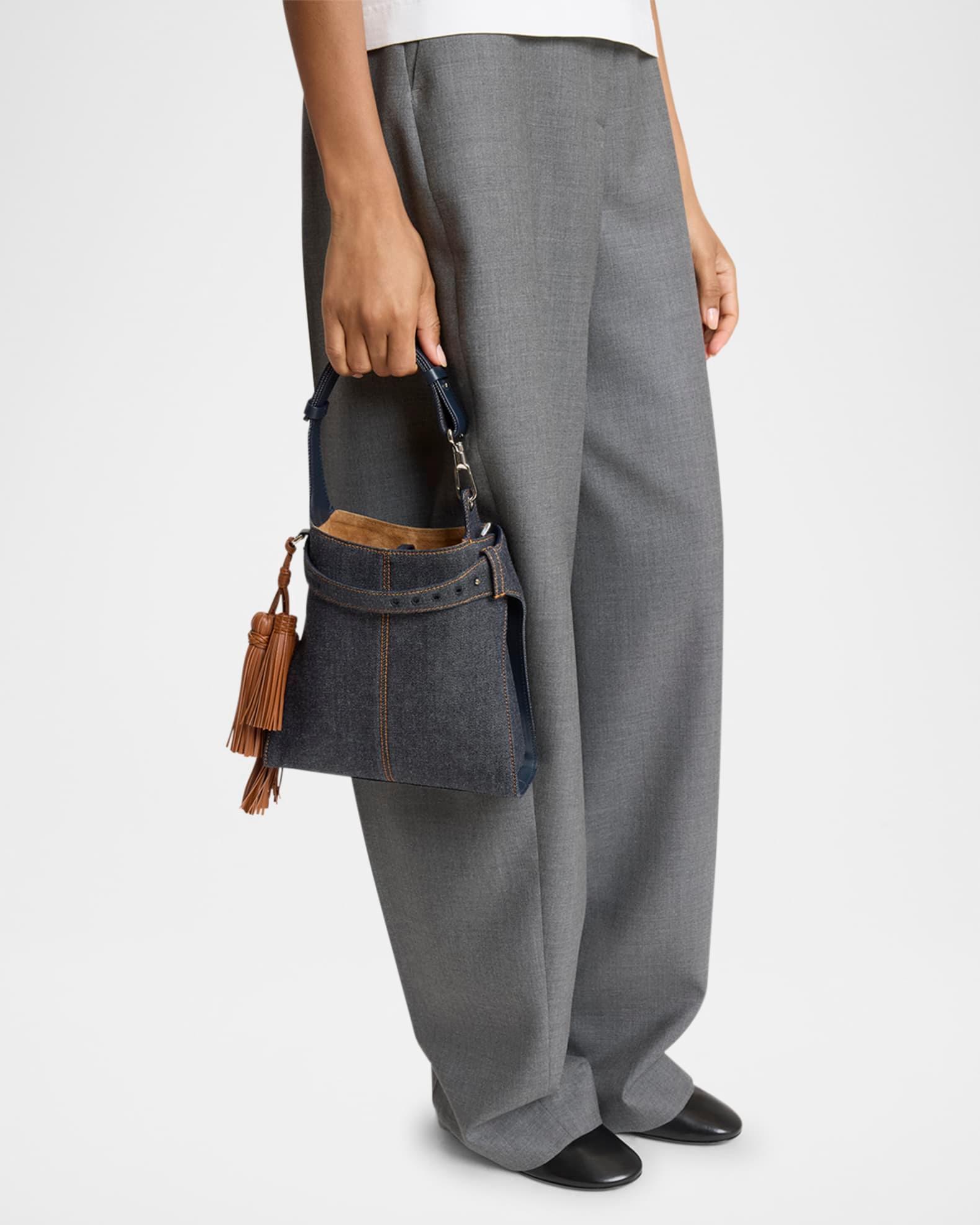 Day Mini Hobo Bag in Denim Product Image