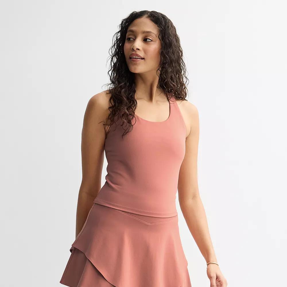 Women's FLX Affirmation Scoop Neck Tank Top, Size: XL, Dried Pink Product Image