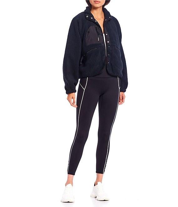 Free People FP Movement Hit the Slopes Stand Collar Long Sleeve Snap Front Jacket Product Image