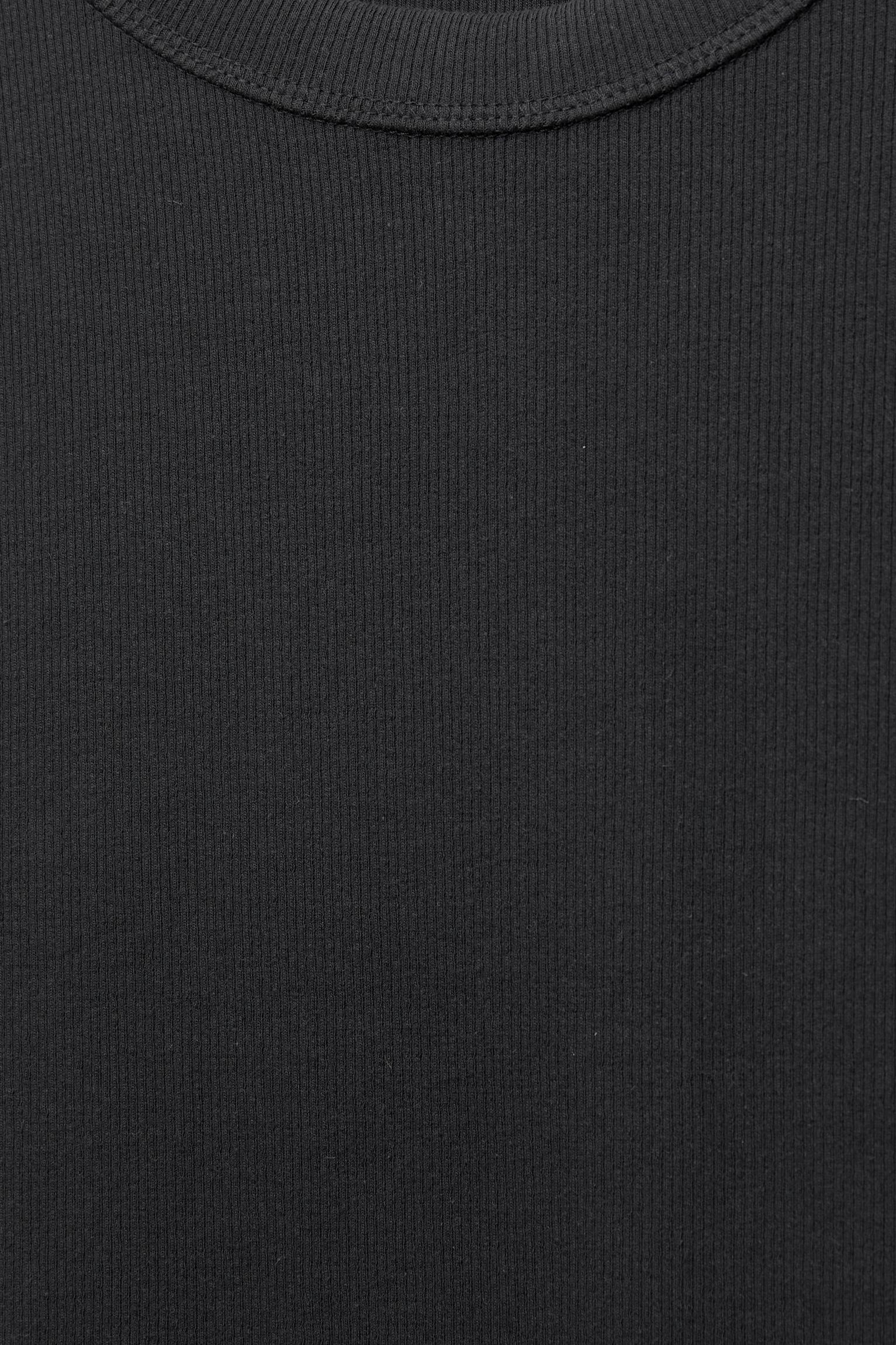 Ribbed cropped T-shirt Product Image