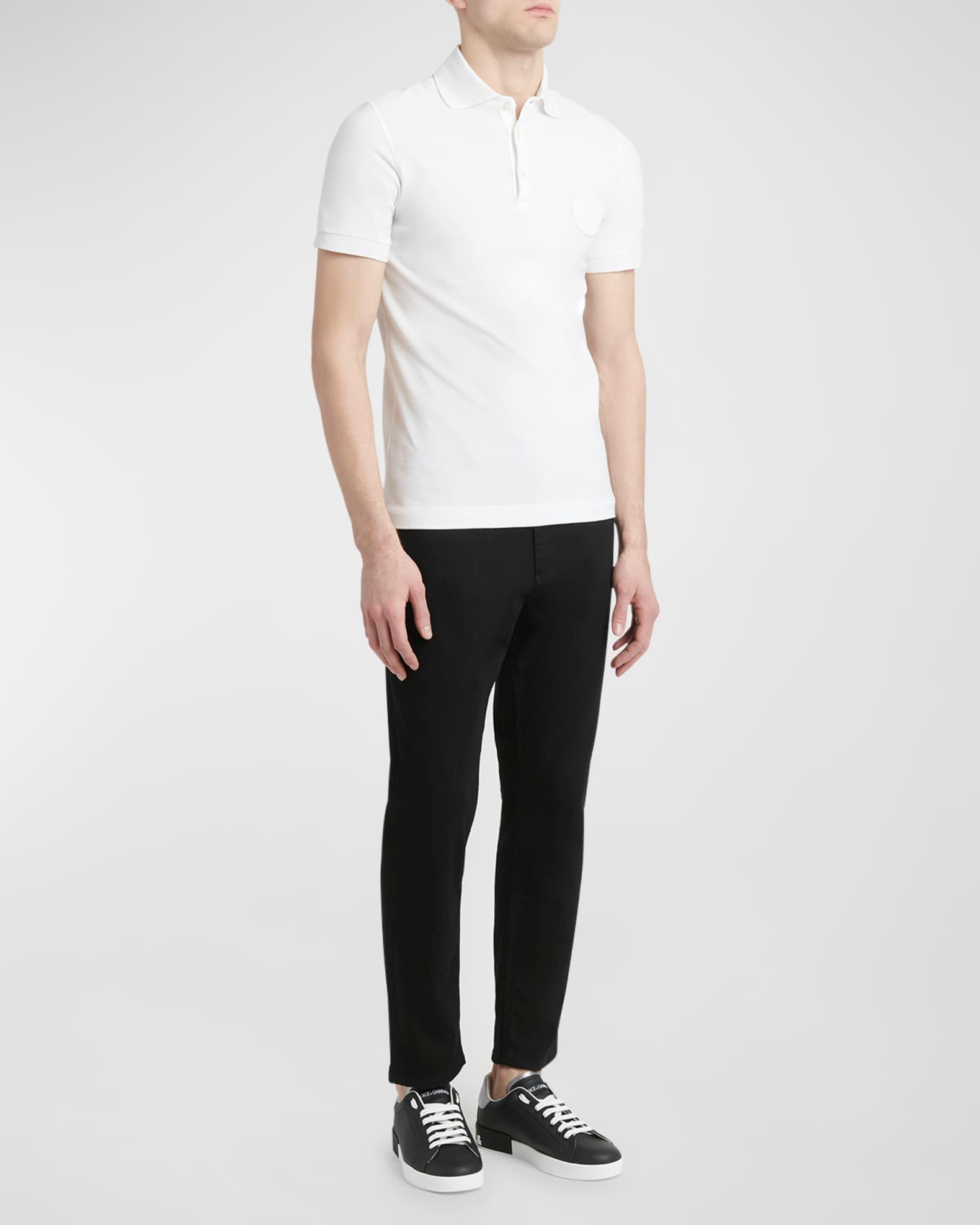 Men's Circle Logo Polo Shirt Product Image