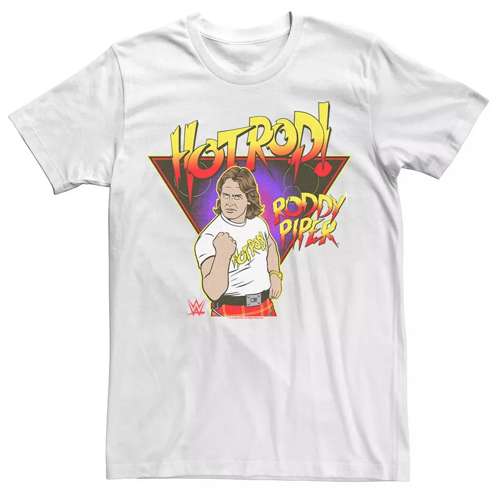 Big & Tall WWE Retro Neon Hot Rod Rody Piper Graphic Tee, Men's,  Product Image