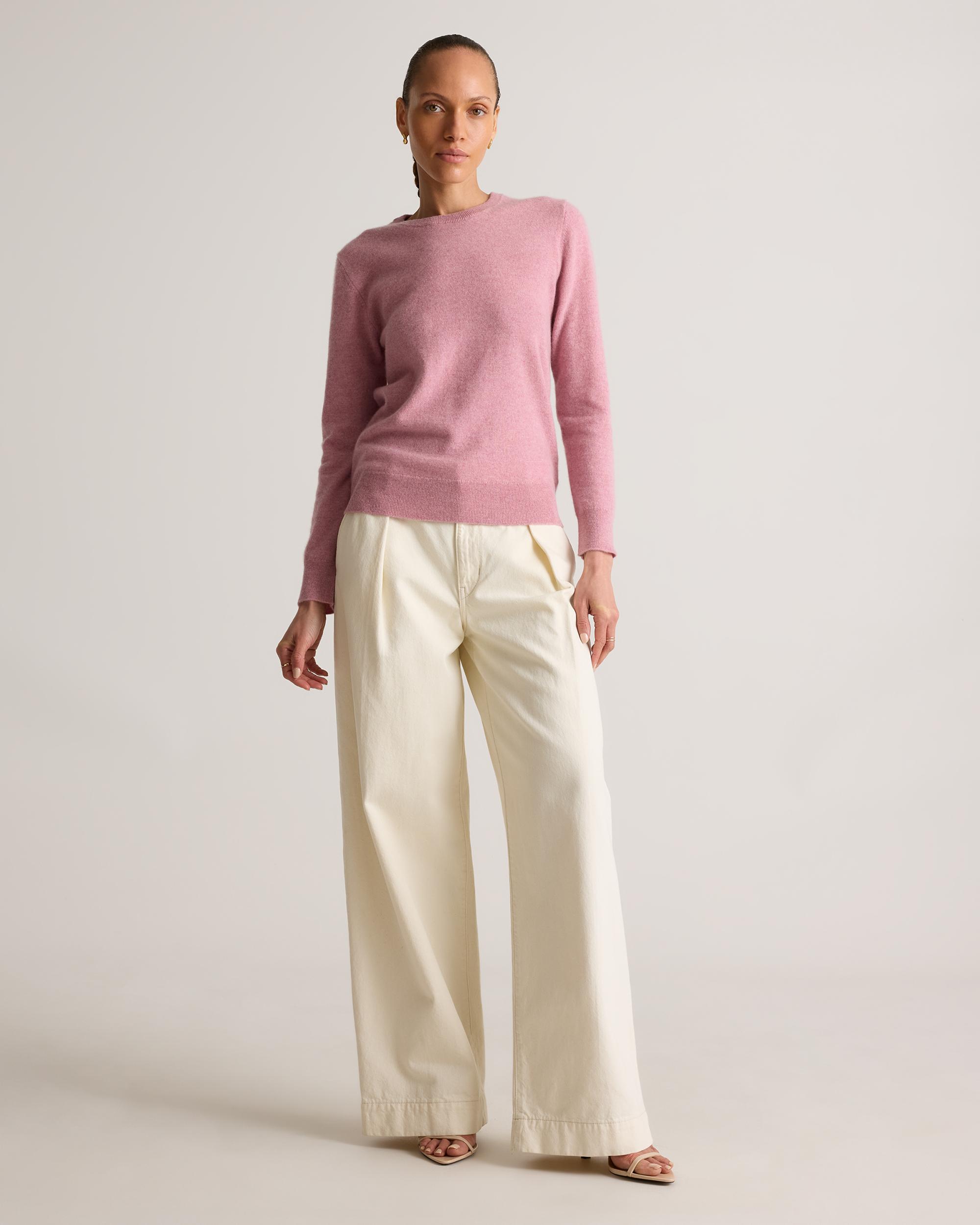 Quince | Women's Mongolian Cashmere Crewneck Sweater Product Image