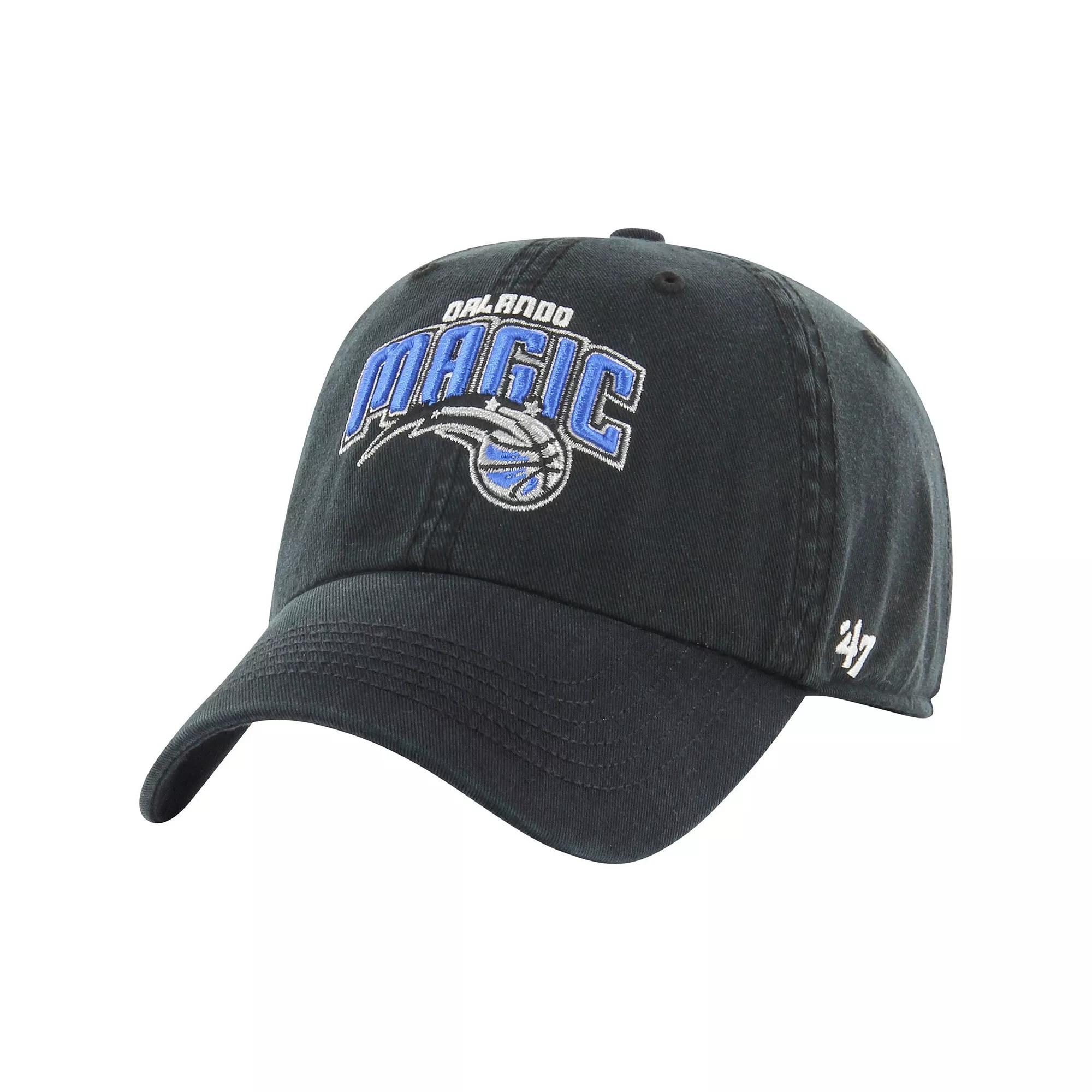 Men's '47 Black Orlando Magic Classic Franchise Fitted Hat,  Product Image