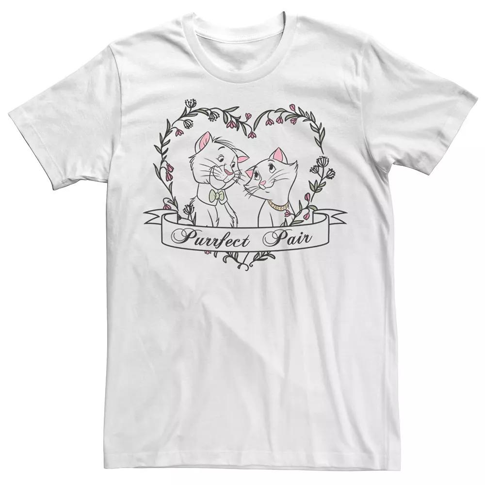 Disney's The Aristocats Duchess & Thomas Men's Purrfect Pair Tee,  Product Image