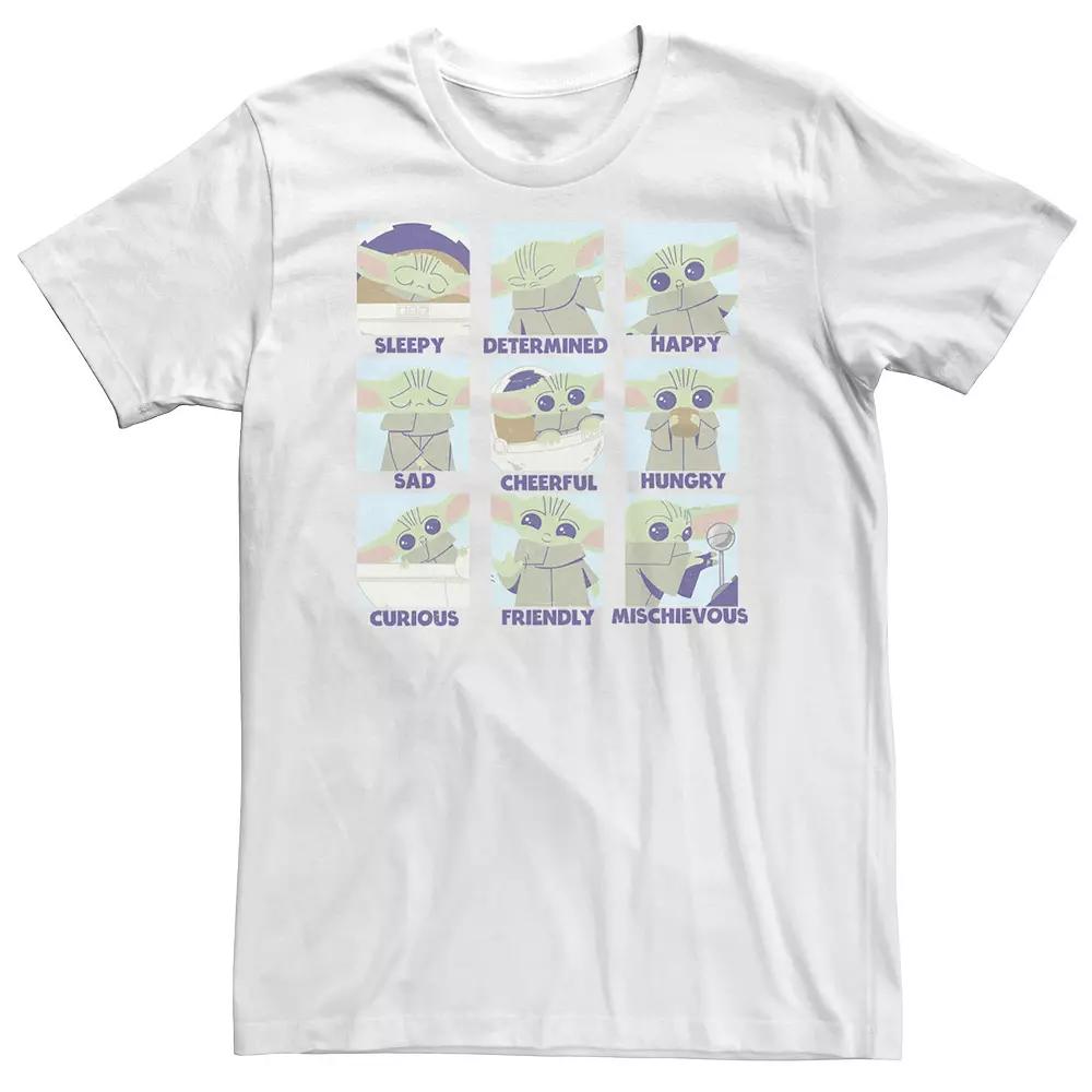 Big & Tall Star Wars The Mandalorian The Child Emotions Tee, Men's,  Product Image