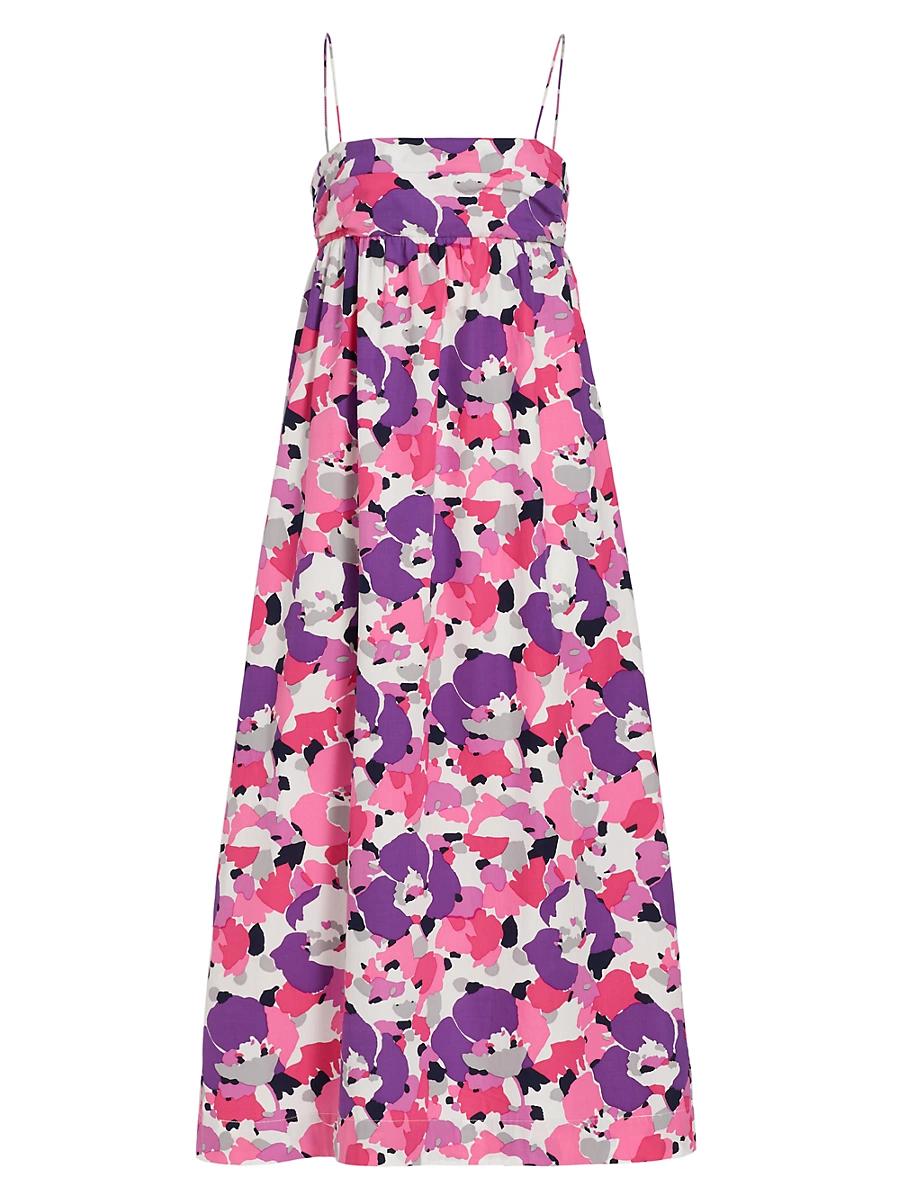 Womens Cest La Vie Ruched Bandeau Midi-Dress Product Image