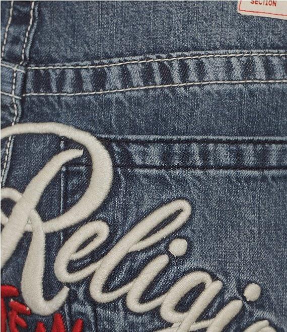 True Religion Jess Super Baggy Embroidered Logo Jeans Product Image