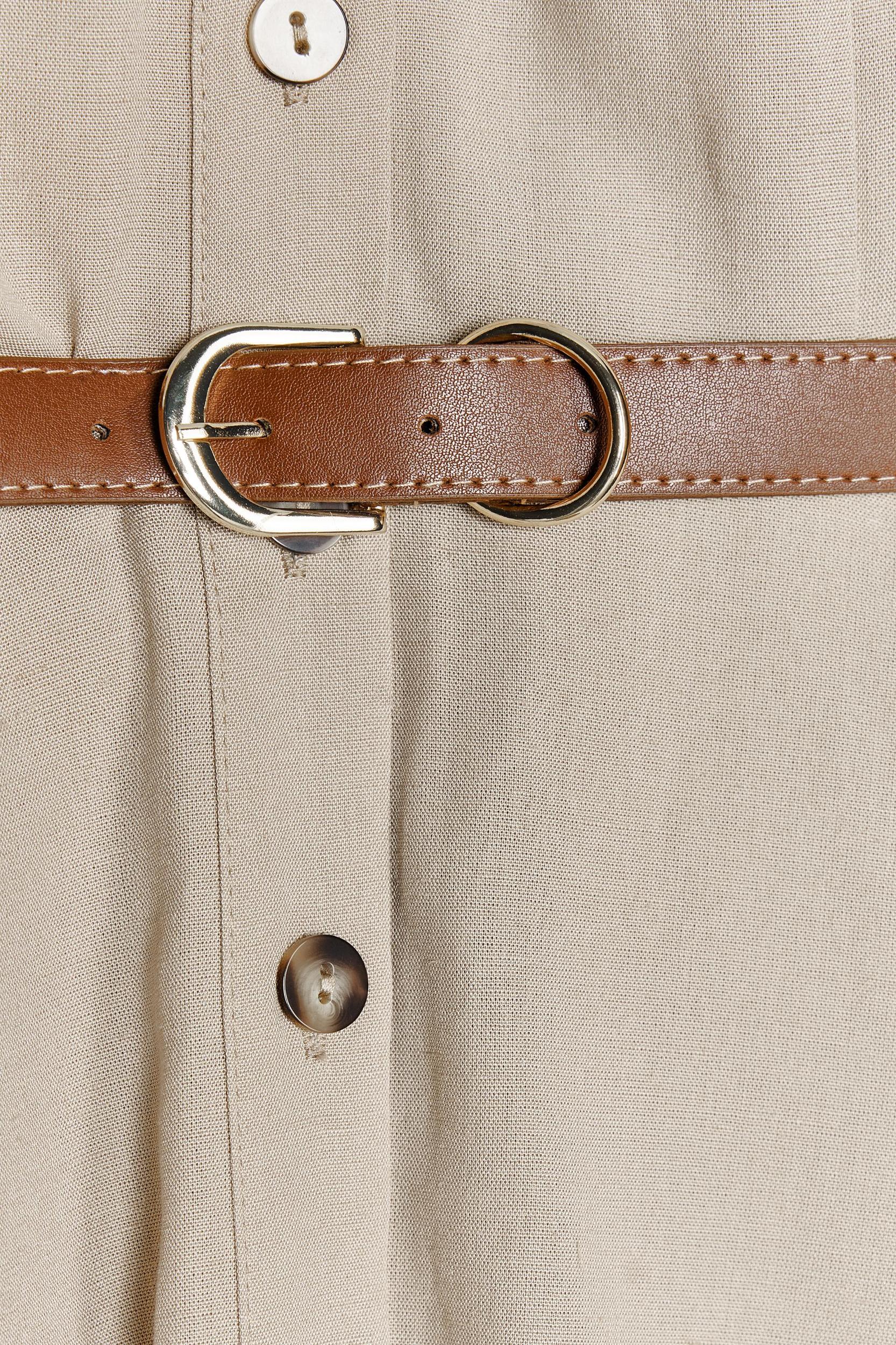 BELTED MINI DRESS Product Image