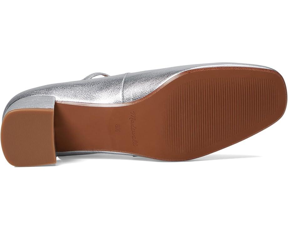 Women's Madewell The Nettie Heeled Mary Jane in Metallic Leather Product Image