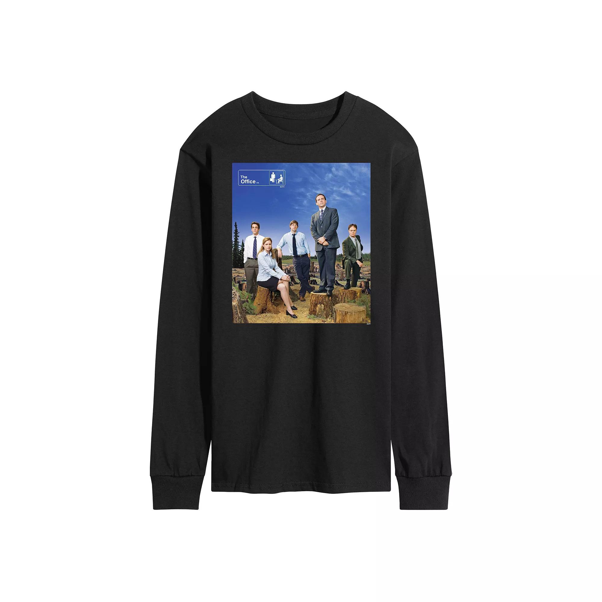 Men's The Office Cast Photo Long Sleeve Tee,  Product Image