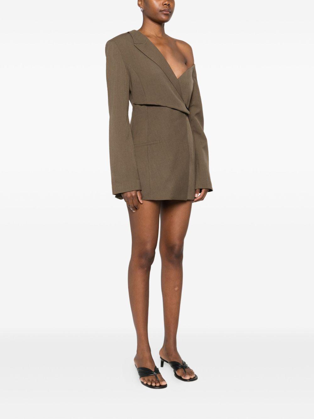 Sartoria asymmetric tailored mini dress Product Image