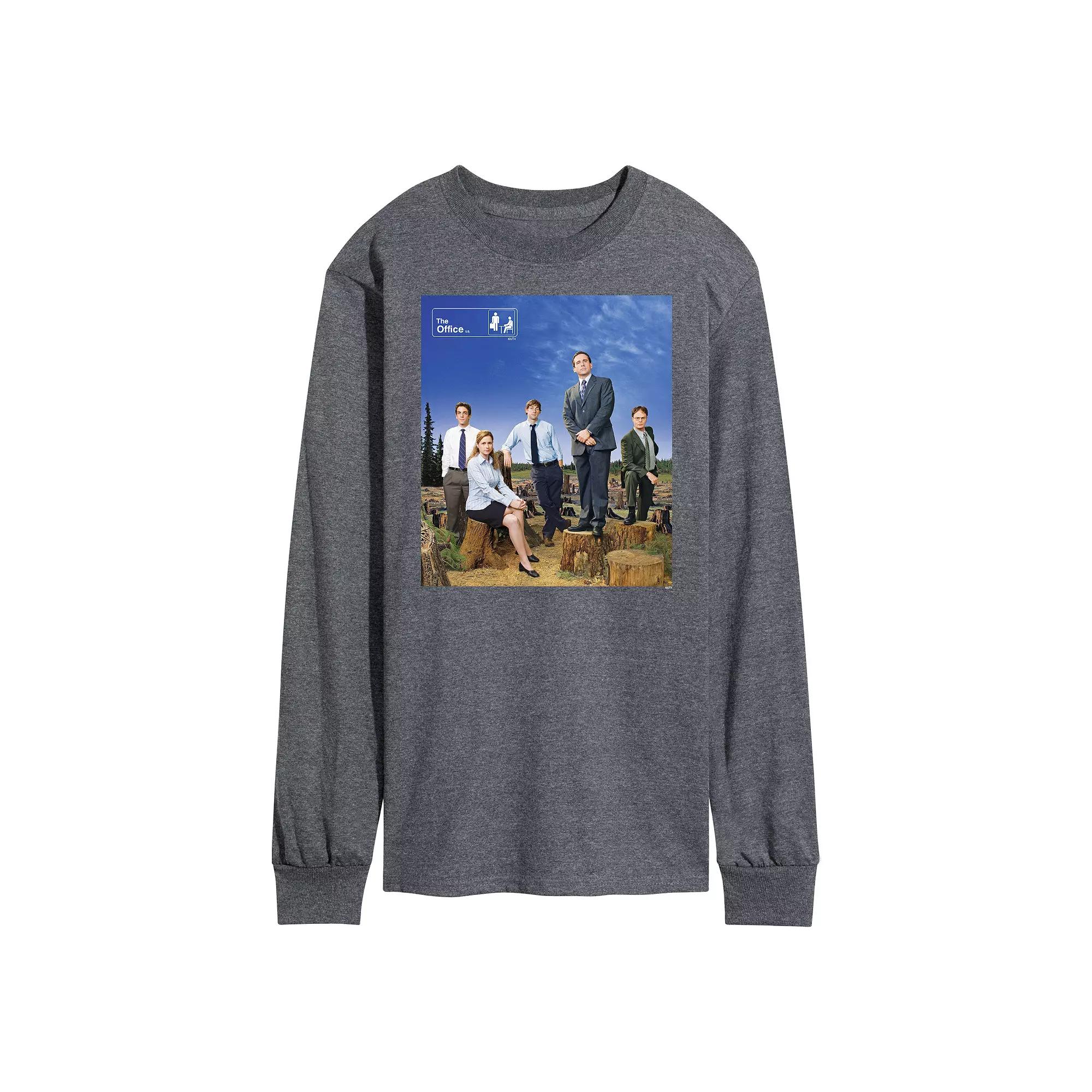 Men's The Office Cast Photo Long Sleeve Tee,  Product Image