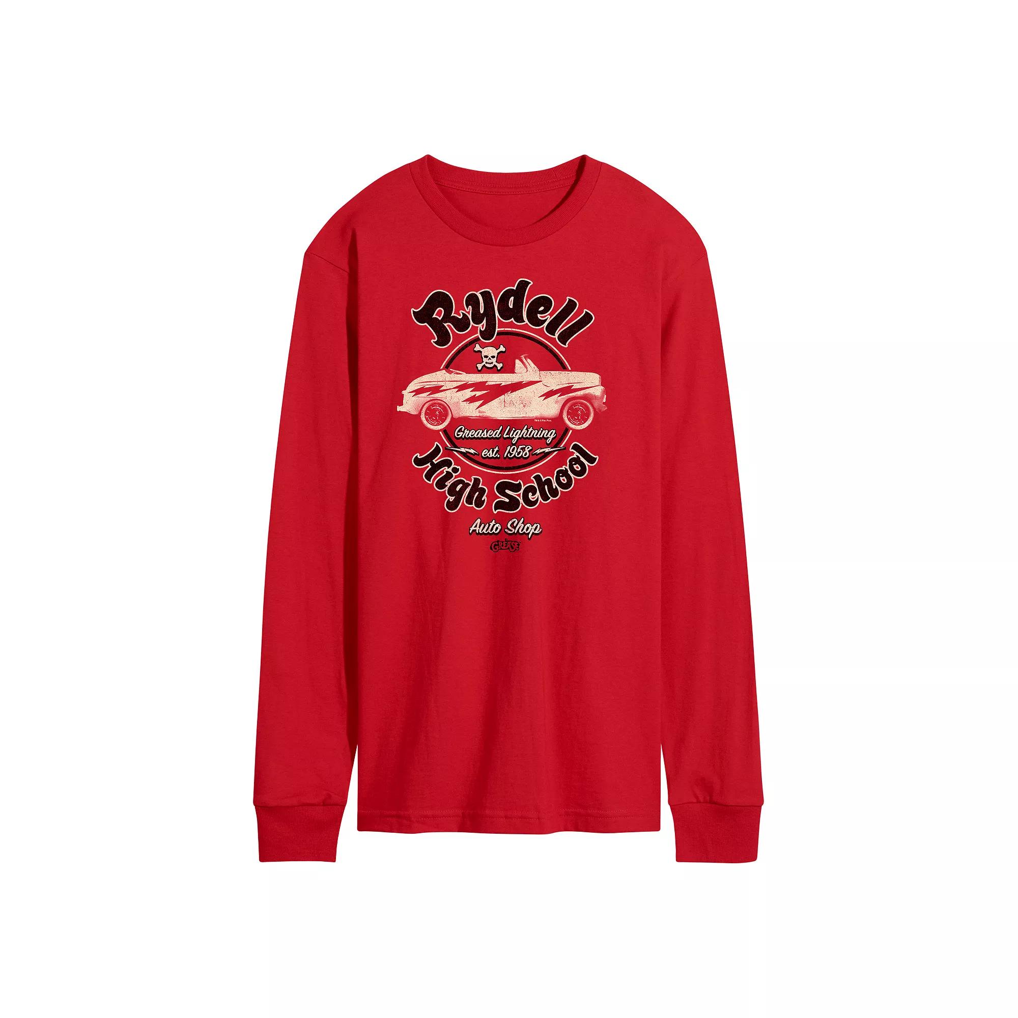 Men's Grease Rydell Auto Long Sleeve Tee,  Product Image